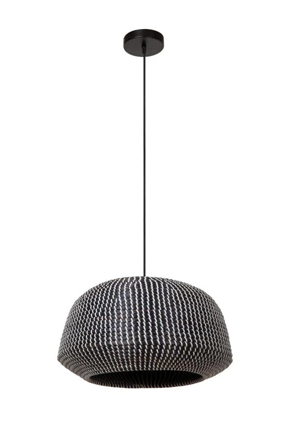 Lucide Premium MADUKA - Hanglamp - 1xE27 - Zwart - uitgezet